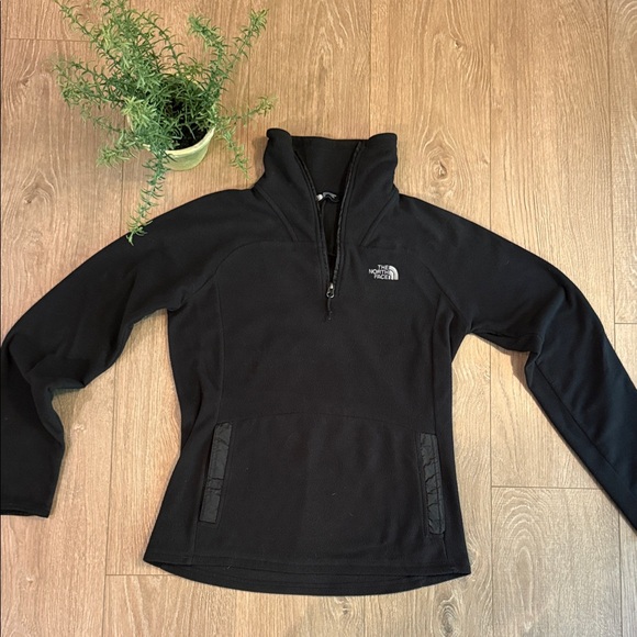 WOMENS THE NORTH FACE BLACK FLEECE QUARTER ZIP PULLOVER SIZE SMALL - Picture 1 of 3